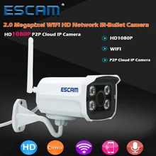 ESCAM QD900 WI-FI Ip-камера 2-МЕГАПИКСЕЛЬНАЯ Full HD 1080 P Сети Ик Пуля IP66 Onvif Открытый Водонепроницаемый Беспроводной Камеры ВИДЕОНАБЛЮДЕНИЯ камера видеонаблюдения ip камеры