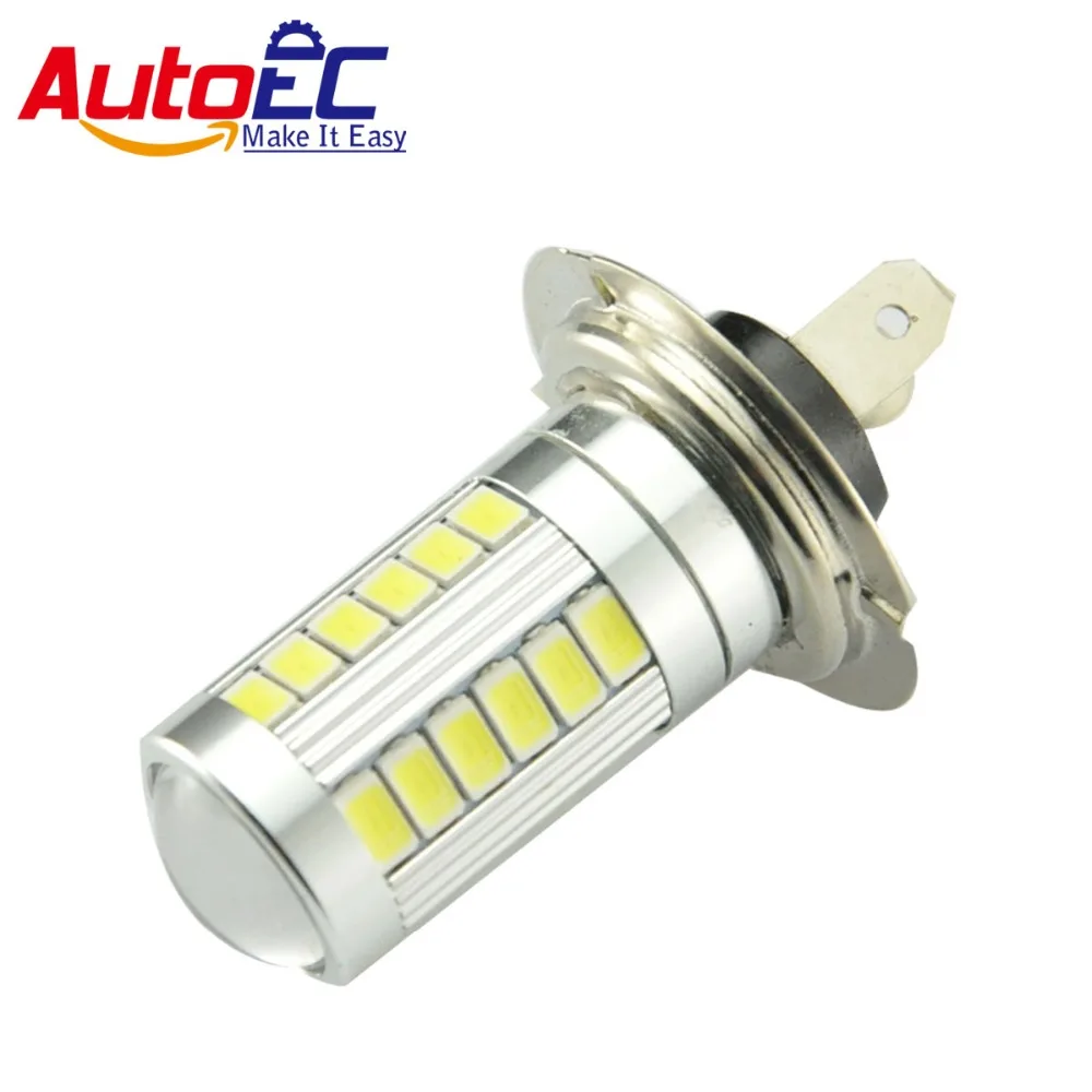 AutoEC 2 шт. H7 5630 5730 33 SMD 6000k светодиодные противотуманные фары DRL дневные ходовые огни