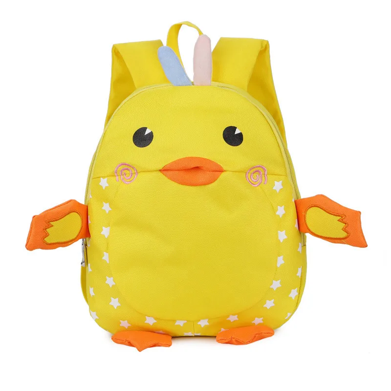 Cute-duck-shape-kids-backpack-Three-dimensional-cotton-filling-children ...