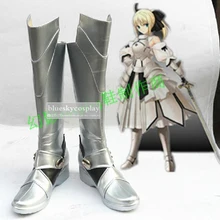 Судьба Unlimited codes Сабер Лили Косплей Обувь Сапоги и ботинки для девочек на заказ