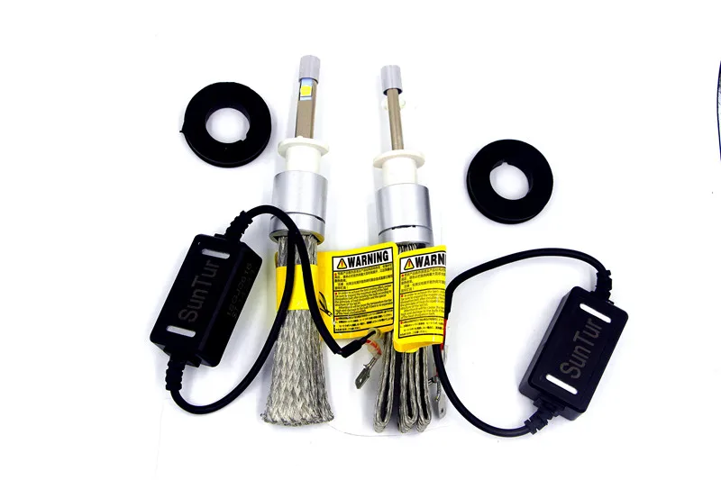 

2pcs R3 H1 40W 4800LM LED Conversion Kit Headlight bulb CRE-E XHP-50 8Chips 80W 9600Lm H1 LED Car Headlight