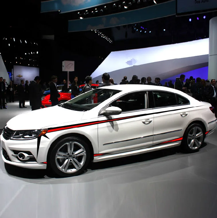 Универсальный Полный комплект наклеек на двери и талию под заказ для Volkswagen CC Jette