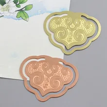 1 шт. китайский стиль благоприятный желаемый латунный художественный классический дзен стиль металлические закладки, памятки для культуры, подарки