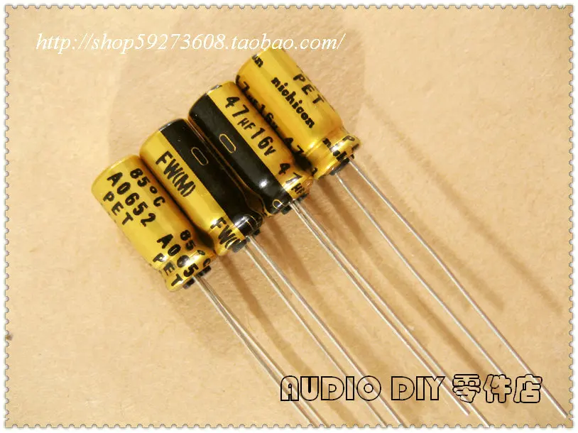 

30PCS Nichicon FW Series Electrolytic Capacitor for 47uF/16V Audio (Origl Box in Japan) free shipping