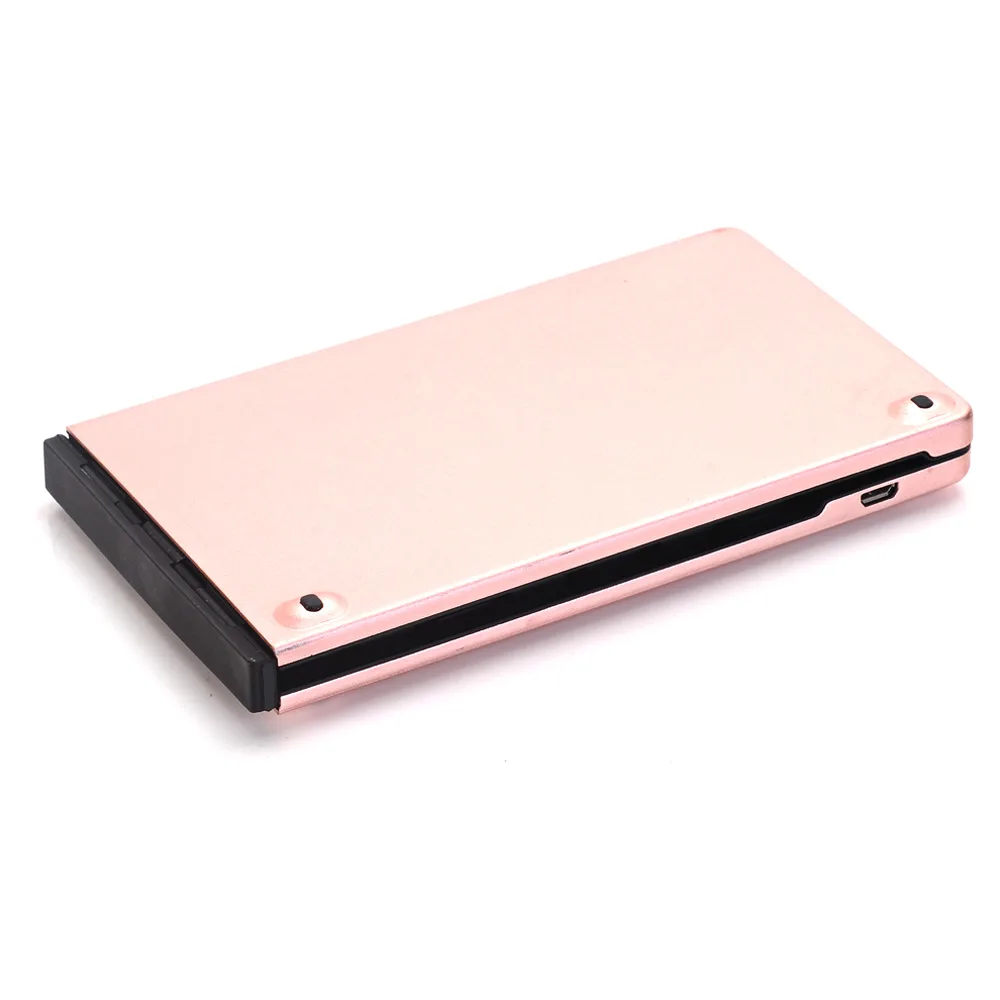 

Bluetooth Keyboard Double Folding Aluminum Alloy For Android IOS Mobile Phone PC HSJ-19