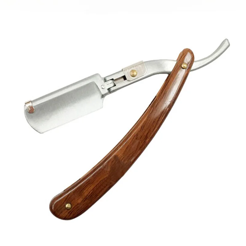 Men Shaving Straight Razor Retro adult Handle Folding Replaceable Sharp