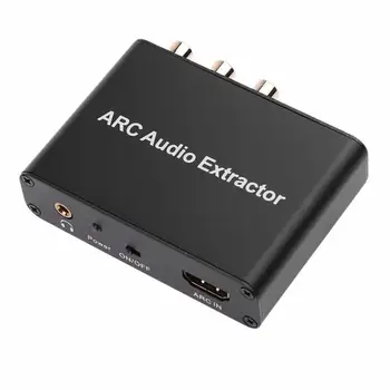 

Alloyseed HDMI ARC Audio Extractor Converter Adapter for Optical Fiber Coaxial RCA TV