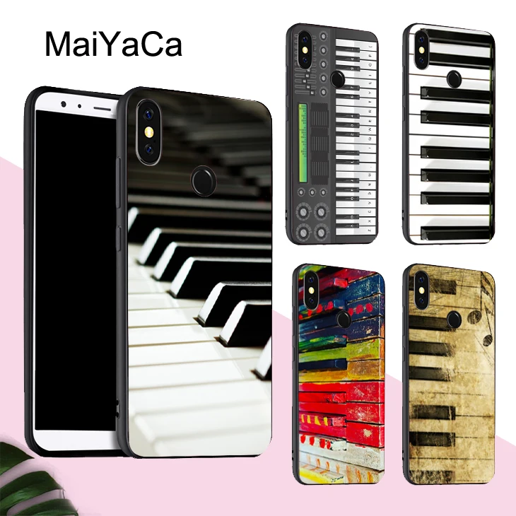Чехол MaiYaCa с клавишами пианино для POCO X3 F2 Pro Red mi Note 8 8T 7 9 9S 9A 9C Mi 10 Lite A3|Бамперы| |