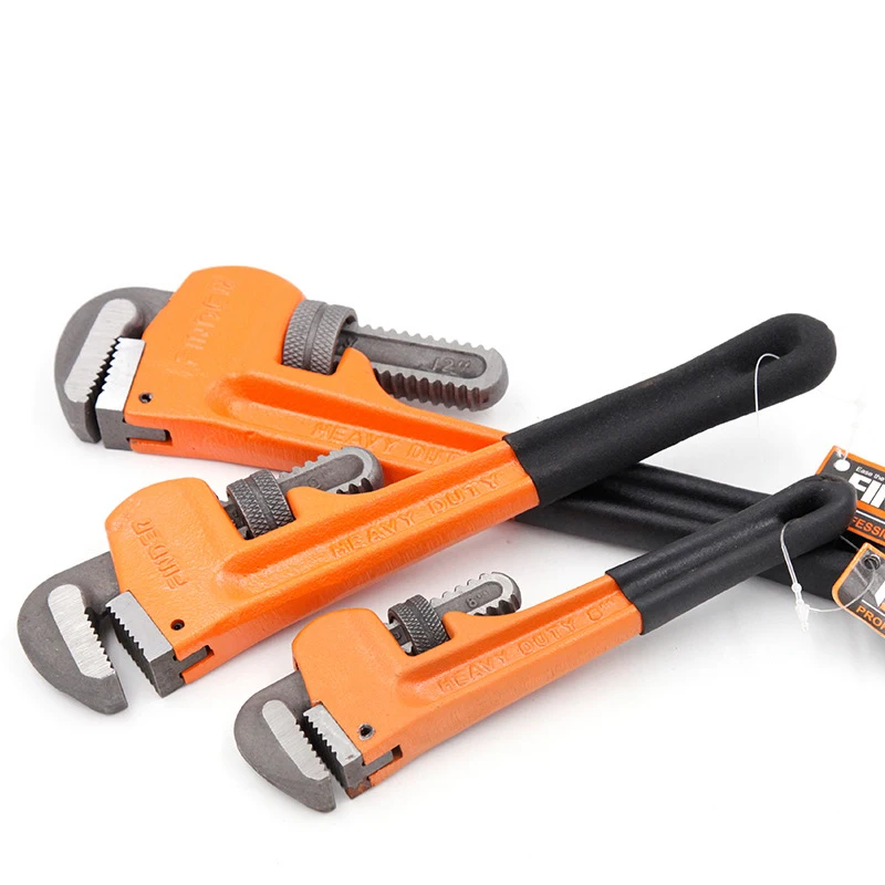 8"/10"/12" Heavy Duty Quick Pipe Wrenches Large Opening Universal