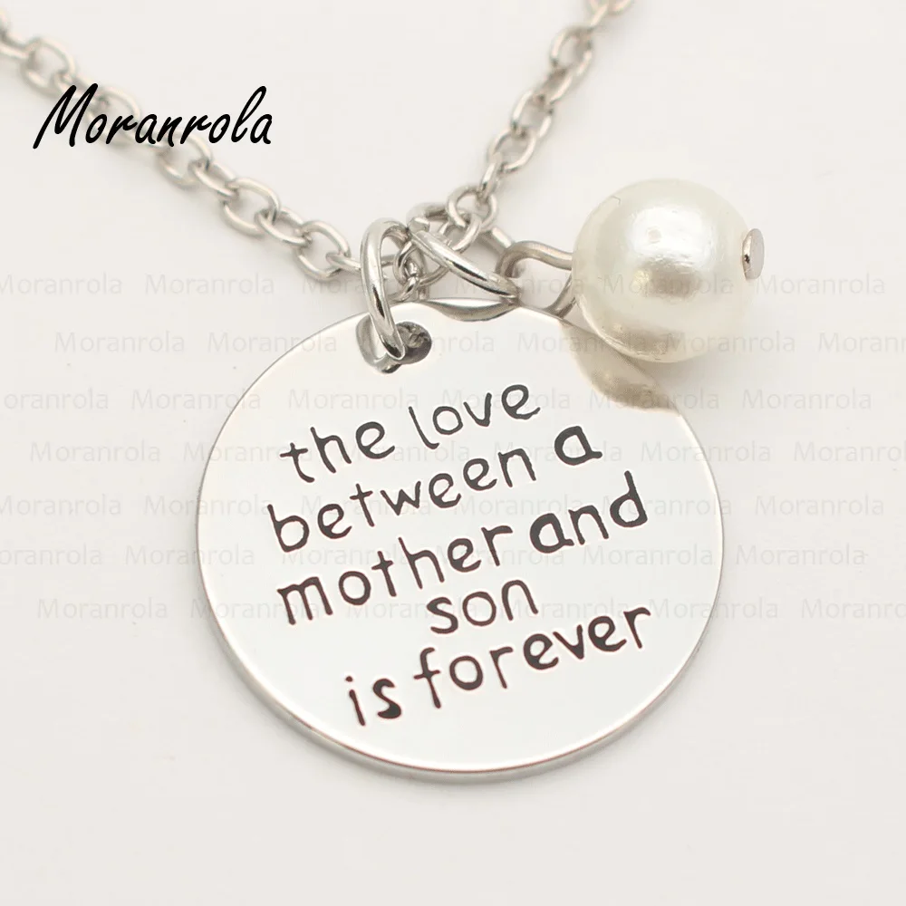 mother and son forever necklace
