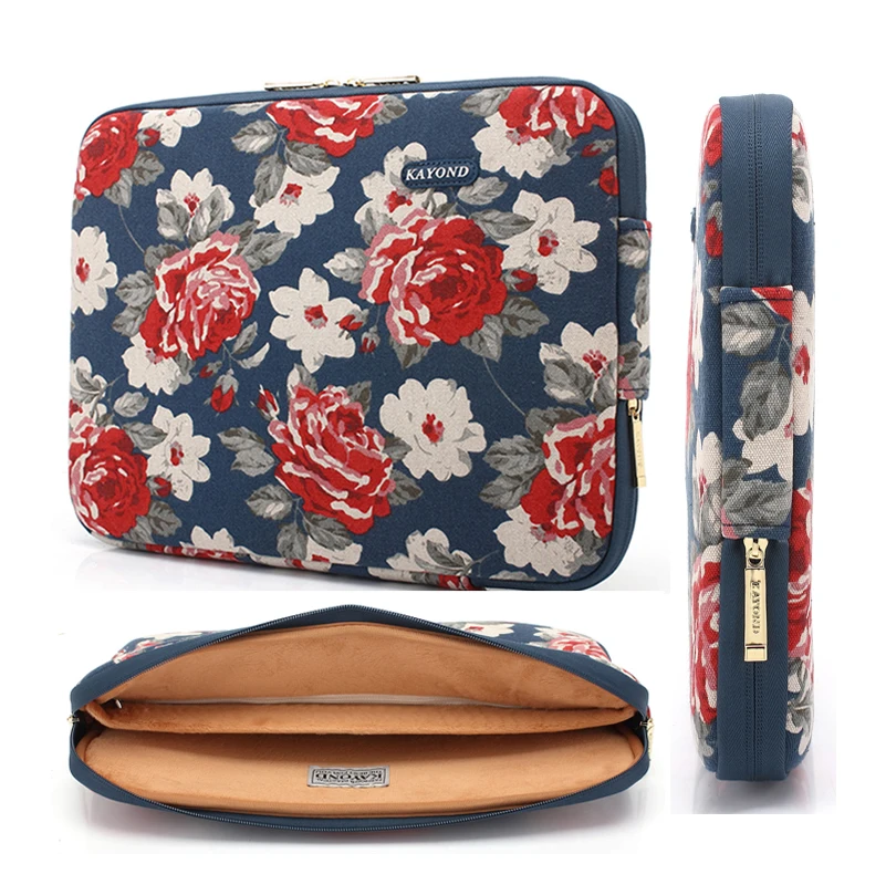 Blue Rose Design 11.6" 13.3" 14"15.4" Laptop Case Ultrabook Sleeve Soft