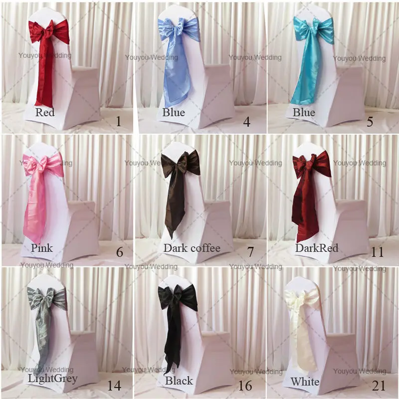 Whole 20cm 275cm Taffeta Chair Sash For Wedding Party Hotel Whole 20cm 275cm Taffeta Chair Sash For Wedding Party Hotel Decoration Red Pink White Yellow Sashes In From Home Garden On