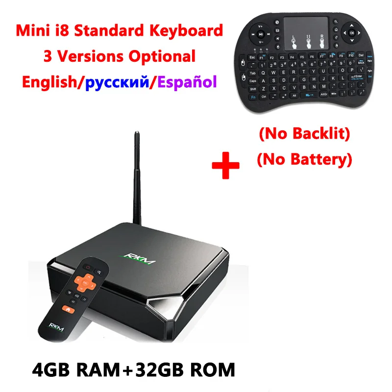 RKM MK39 4 Гб 32 Гб Rockchip RK3399 Smart Android 7,1 tv BOX 2,4 г/5 ГГц двойной wifi Bluetooth 1000 м LAN USB 3,0 type-c медиаплеер - Цвет: MK39 add i8 standard