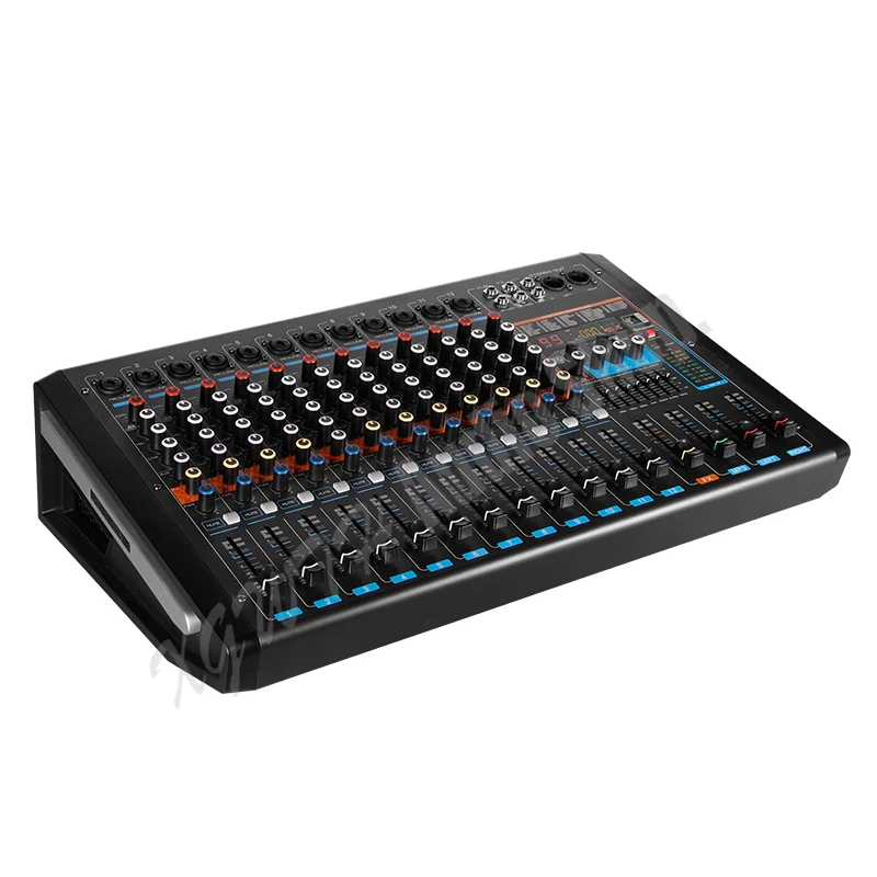 750W +750W 12 Channel Bluetooth Audio Amplifier