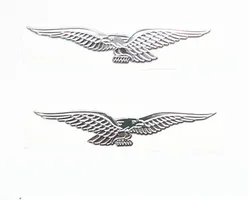 Silver 3D sticker Decals Waterproof motorcycle Eagle sticker for Moto Guzzi