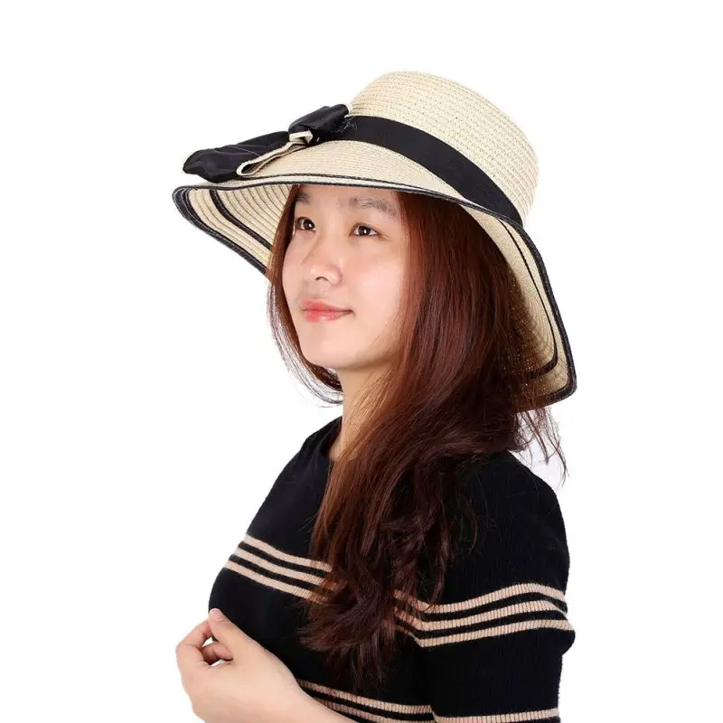 شحن مجاني سيدة قبعة الشمس واسعة حافة Bowknot الزخرفية ظلة للطي القش ضفر شاطئ كاب في الهواء الطلق أغطية الرأس اكسسوارات شحن مجاني سيدة قبعة الشمس واسعة حافة Bowknot الزخرفية ظلة للطي القش ضفر شاطئ كاب في الهواء الطلق أغطية الرأس اكسسوارات