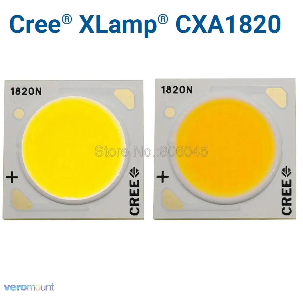 Светодиодный светильник Cree CXA1820 CXA 1820 2 шт. 40 Вт керамический COB EasyWhite 4000-5000K теплый