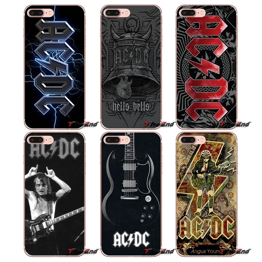 

For Samsung Galaxy J1 J2 J3 J5 J7 A3 A5 A7 2015 2016 2017 J530 J730 Fundas Coque Music Band ACDC AC DC Malcolm Angus TPU Case