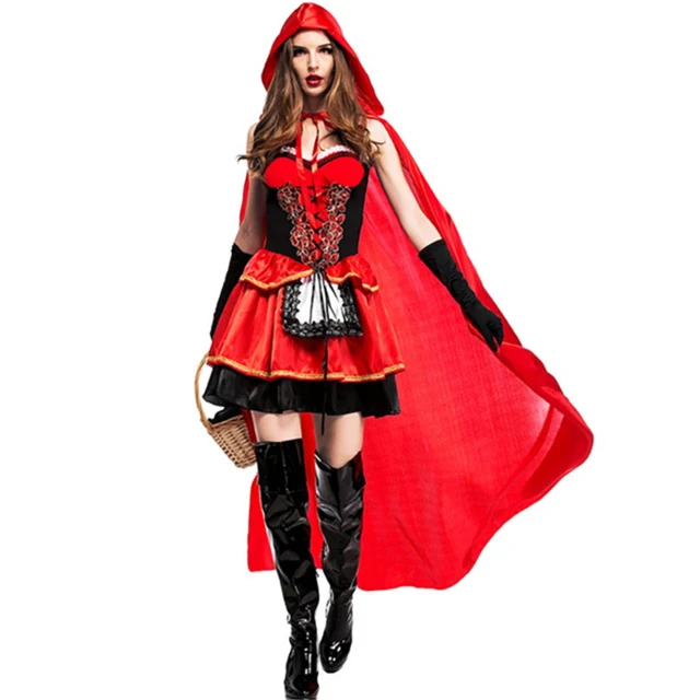 High Quality Y Little Red Riding Hood Costume Party Small High Quality Y Little Red Riding Hood Costume Party Small Redcap Cosplay Dress 2018 New