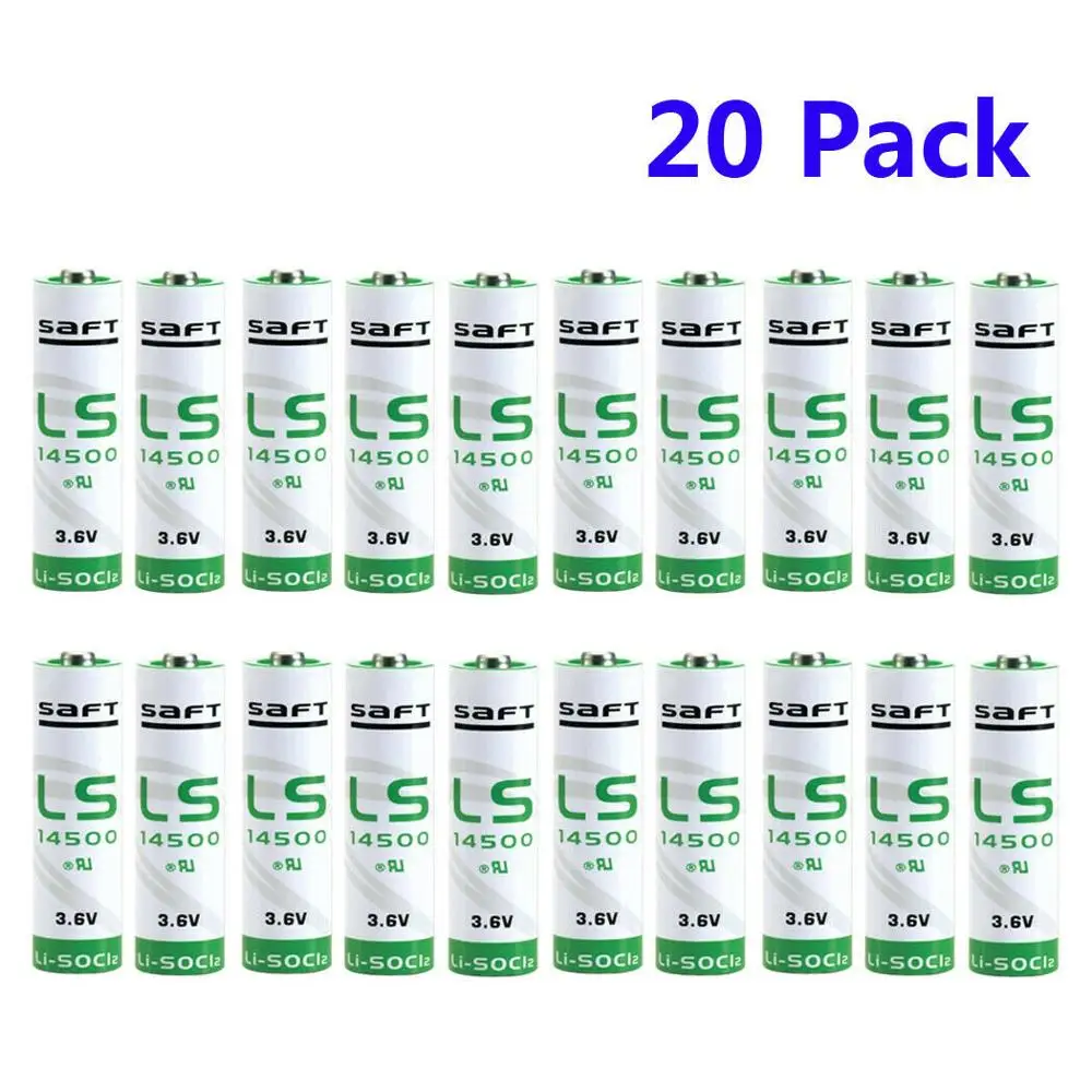 20X для Saft LS 14500 LS14500 AA 3 6 В литиевая батарея TL 5104 5104/S TL4903S оборудования объекта
