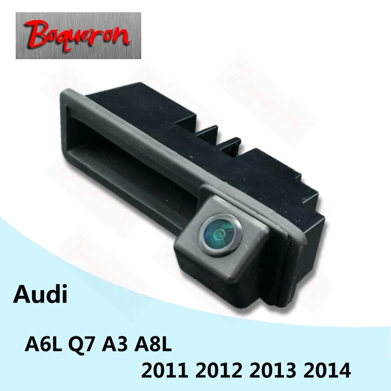 

BOQUERON for Audi A3 A8L A6L Q7 2011 2012 2013 2014 Trunk Handle Reverse Parking Backup Camera HD CCD Car Rear View Camera