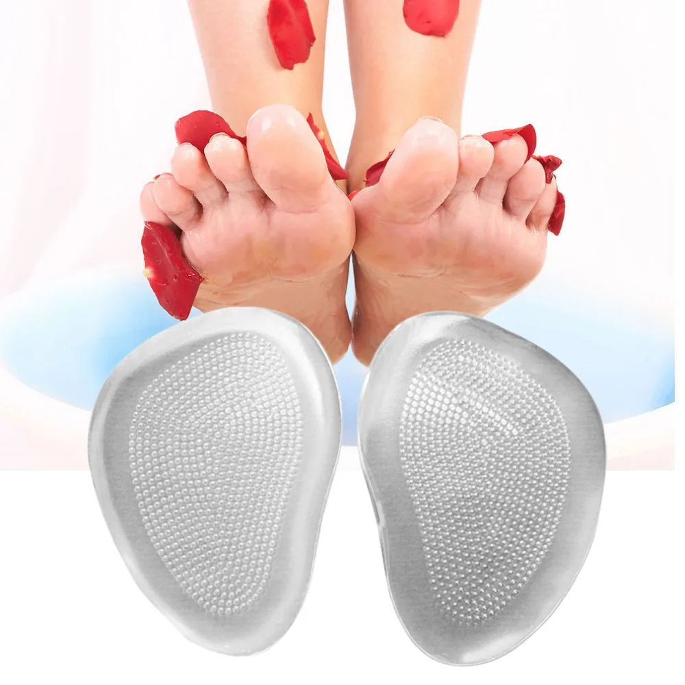 Silicone Gel Ball Foot Cushion Insoles Metatarsal Insert Pad Shoe Transparent New products