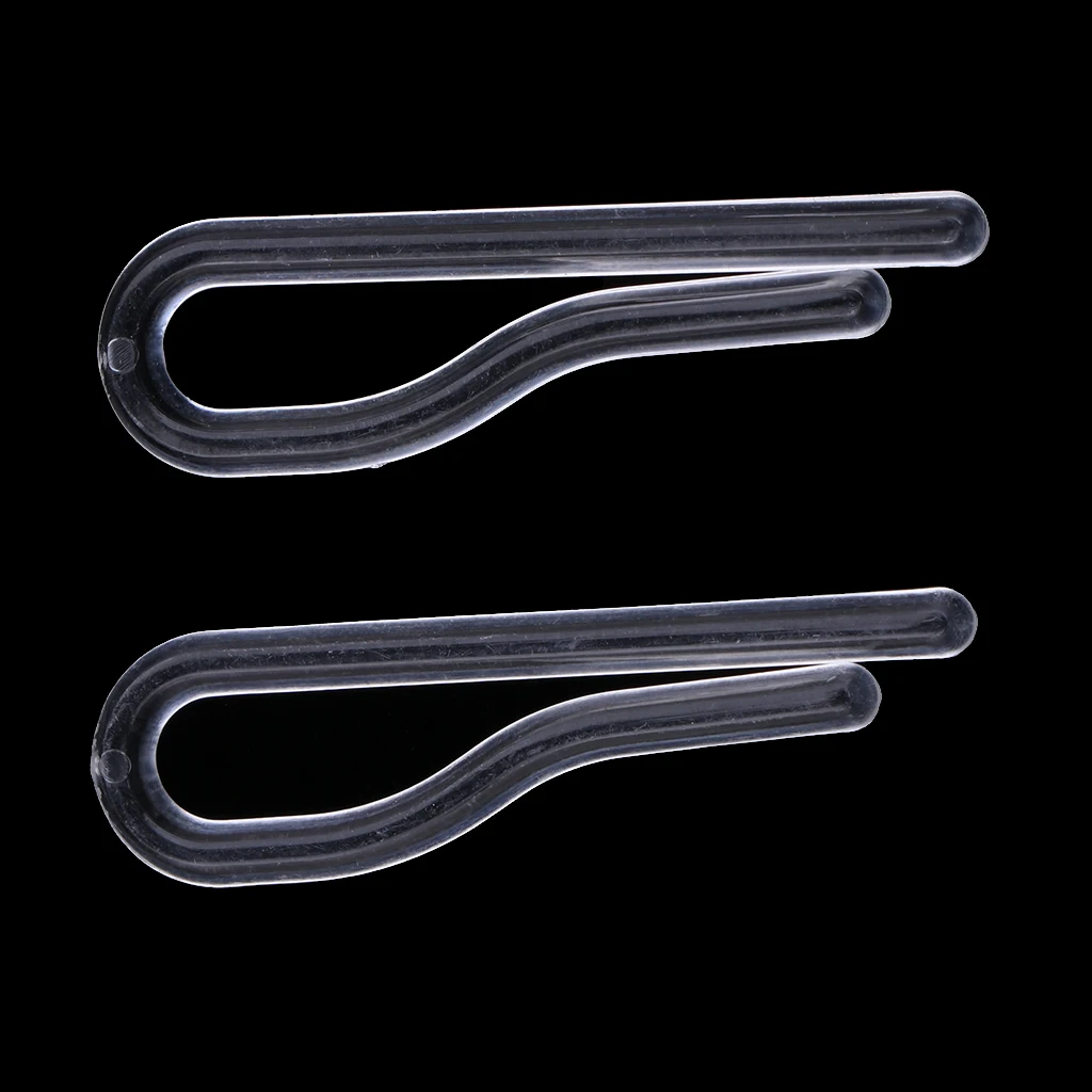 100pcs 35mm Clear Plastic Clips For Ties Shirts folded shirts sleeves Pants Socks Packaging Clips