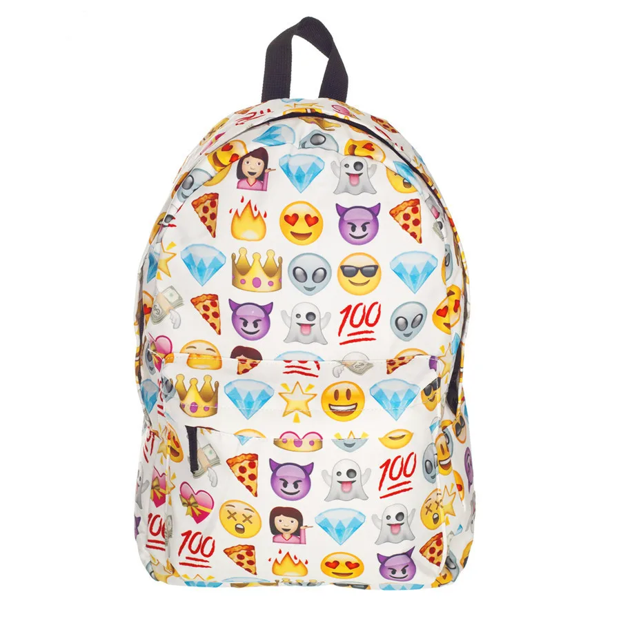 New Arrival Fashion 3D Printing QQ Emoji Backpack for Gril Boys Schoolbag Travel Bag Zipper Cartoon Smiley School Bag BB87 New Arrival Fashion 3D Printing QQ Emoji Backpack for Gril Boys Schoolbag Travel Bag Zipper Cartoon Smiley School Bag BB87