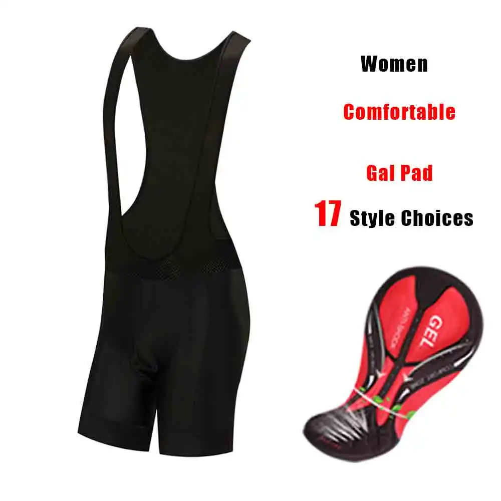 

Black cycling bib shorts pro team women's lycra mtb sweatpants gal pad bicycle trousers mountain bike pants for female sports