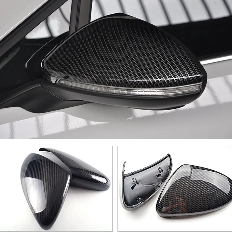

1:1 Replacement Style & Add On Covers For Volkswagen VW Golf 7 MK7 R Gti 2013 2014 2015 2016 Carbon Fiber Rear View Mirror