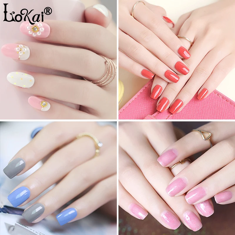 Лак для ногтей Lokai UV Vernis долговечный светодиодный Гель лак Быстросохнущий УФ гель