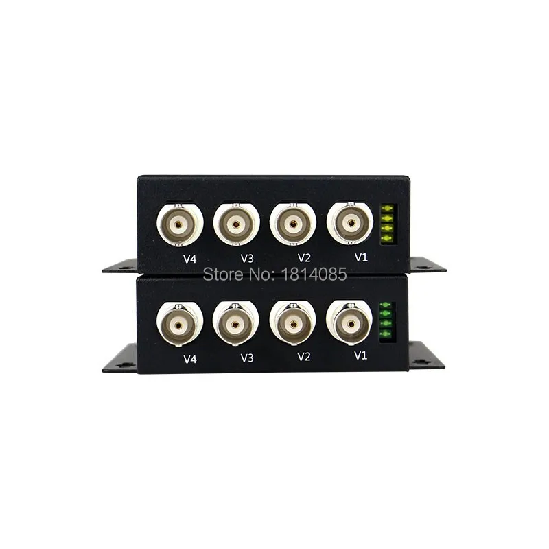 

4 channel Digital Video Optical Transceiver Single-fiber single-mode fiber optic converter FC 20KM