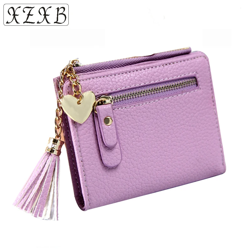

HNXZXB Hot SellFashion Design Women Short Wallet Female Hasp ZipperSmall Wallet With Card Holder Girl Students Money Bag Purse