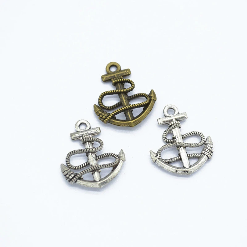 

85pcs Anchors Charms DIY Jewelry Making Pendant Fit Bracelets Necklaces Earrings Handmade Crafts Silver Bronze Charm