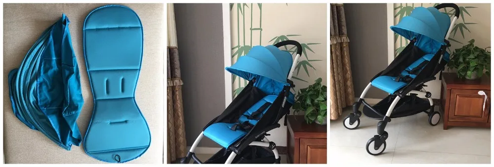 baby stroller accessories on sale Textile 165 SunShade+seat cushion Baby Stroller Accessoire Fit for yoya strollers mat sun canopy shield poussette pad oxford baby stroller accessories essentials