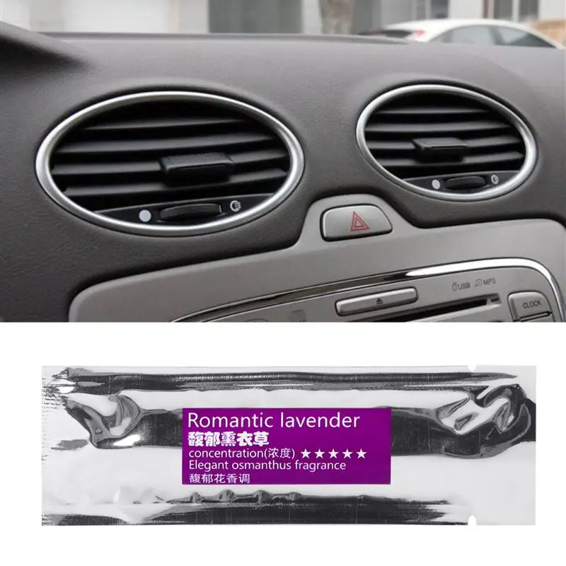 6Pcs Car Perfume Air Freshener Car Styling Car Air Conditioner Vent Air Freshener Perfume Supplement