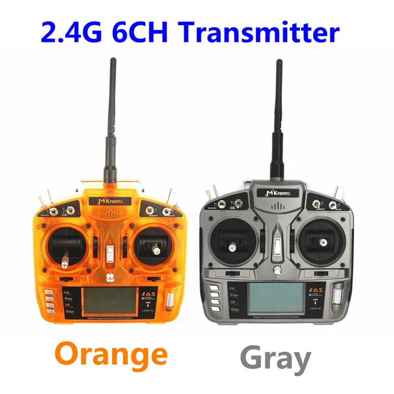 Радиопередатчик DSM2 MKron 2 4 ГГц 6CH I6S RC с памятью модели W/10 и переключателем 3-Pos W/S603
