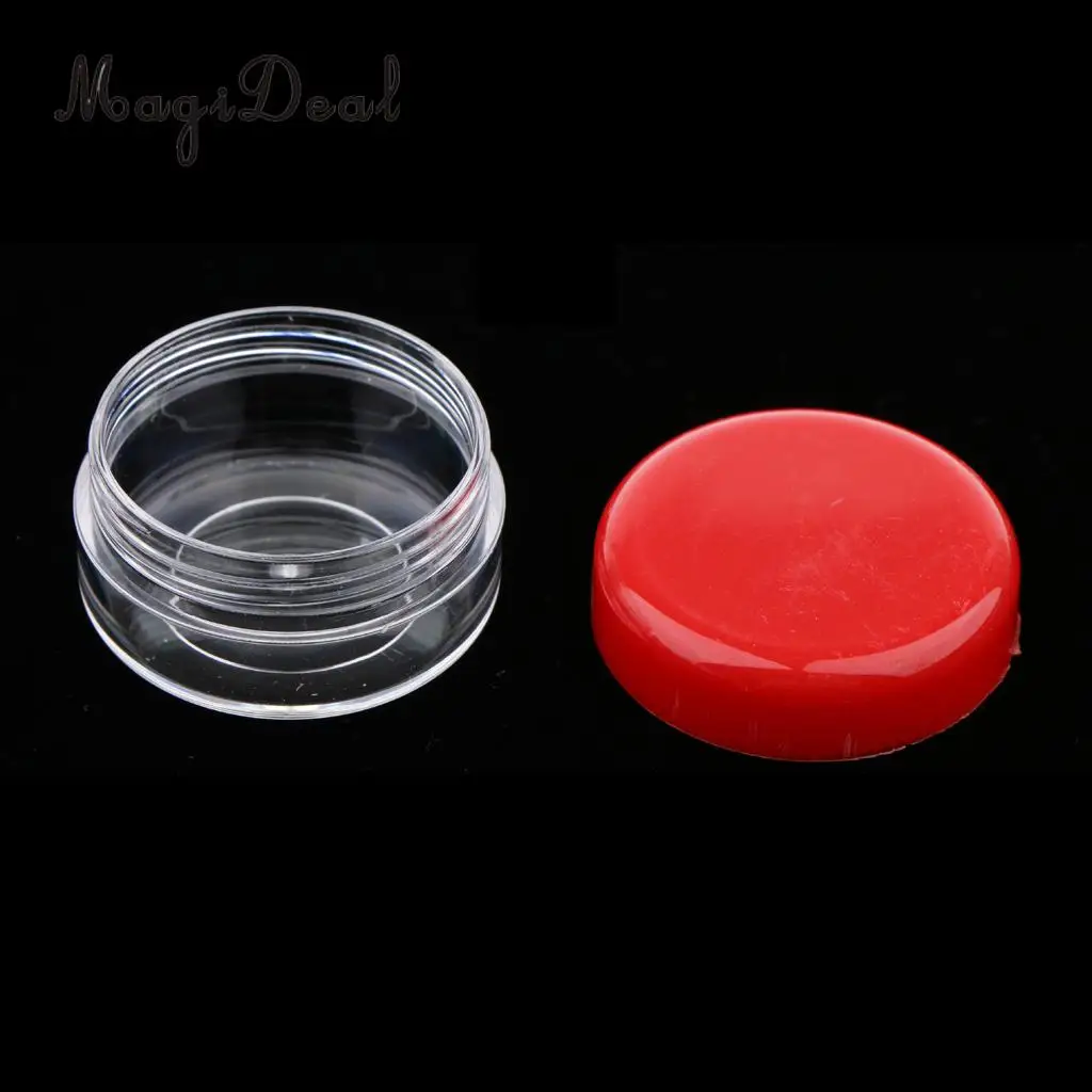 24 Pcs Clear Glass Refillable Cosmetic Jars Empty Face Cream Lip Balm Storage Container Pot Bottle With Screw Lids- 10ML