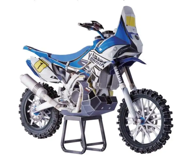 YZ450F мотоцикл тонкая версия 3D бумажная модель Diy