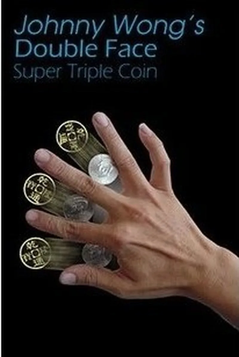 

Free Shipping Double Face Super Triple Coin (DVD + Gimmick) - Trick, ,coin magic, magic trick,Close up,fun,accessory,gimmick