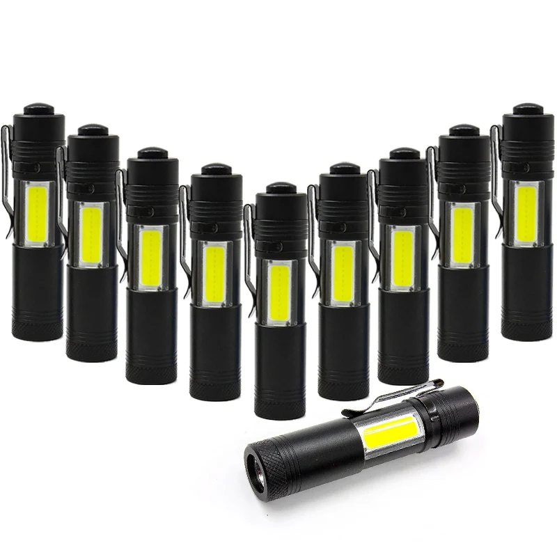 Wholesale 4 Modes COB XPE Led Flashlights Portable COB Led flashlight