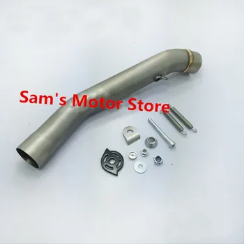 

Z750 51mm Stainless Steel Motorcycle Exhaust Muffler Middle Mid Pipe