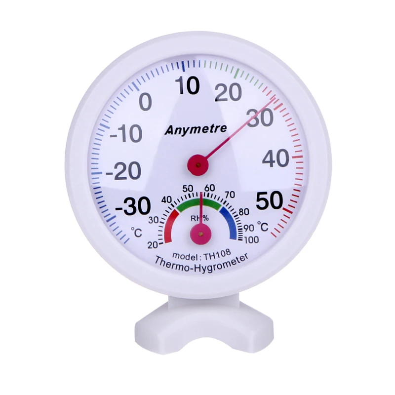 

2017 1pcs White In-out Doors Centigrade Thermometer Hygrometer for measurement of the temperature and humidity