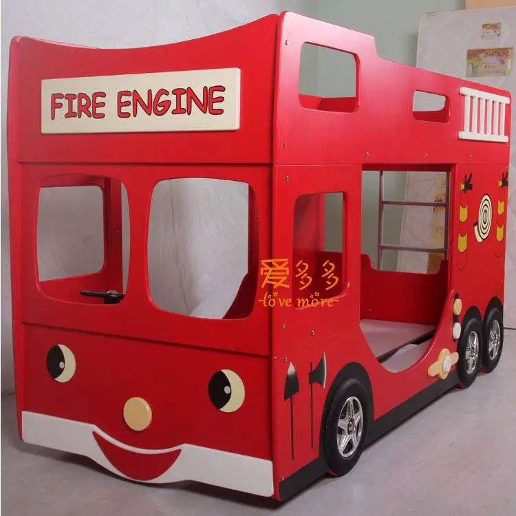 fire truck bunk bed
