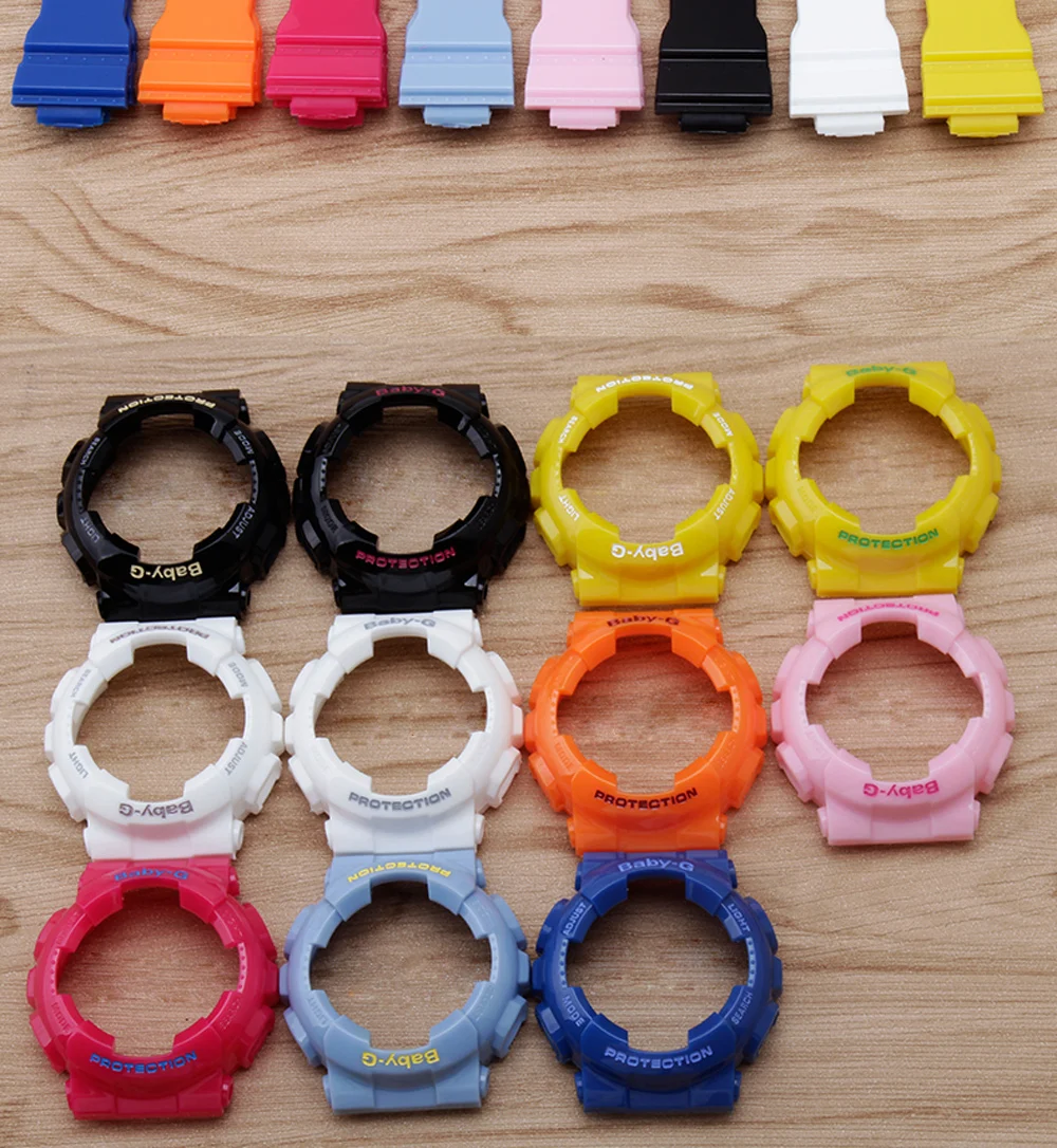 PEIYI Silicone Watchband Replacement Casio BABY-G BA-110 111 112 3A 4A2 Rubber Strap Sports Waterproof Lady Watch Chain