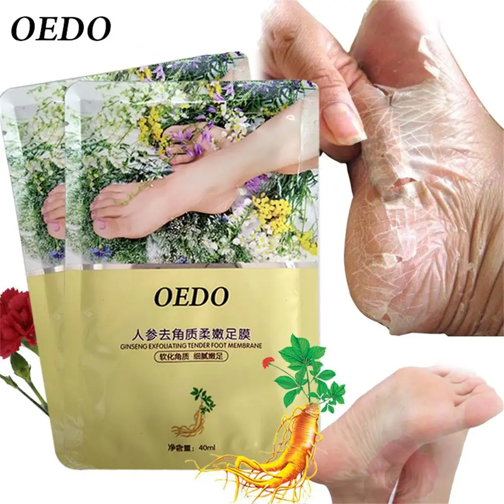 1 Bag Skin Care Ginseng Extract Remove Foot Dead Skin Mask Foot Care