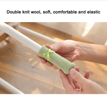 

4 Pcs Knitting Table Chair Foot Leg Cover Sleeve Socks Floor Protector Home Dining Room XHC88