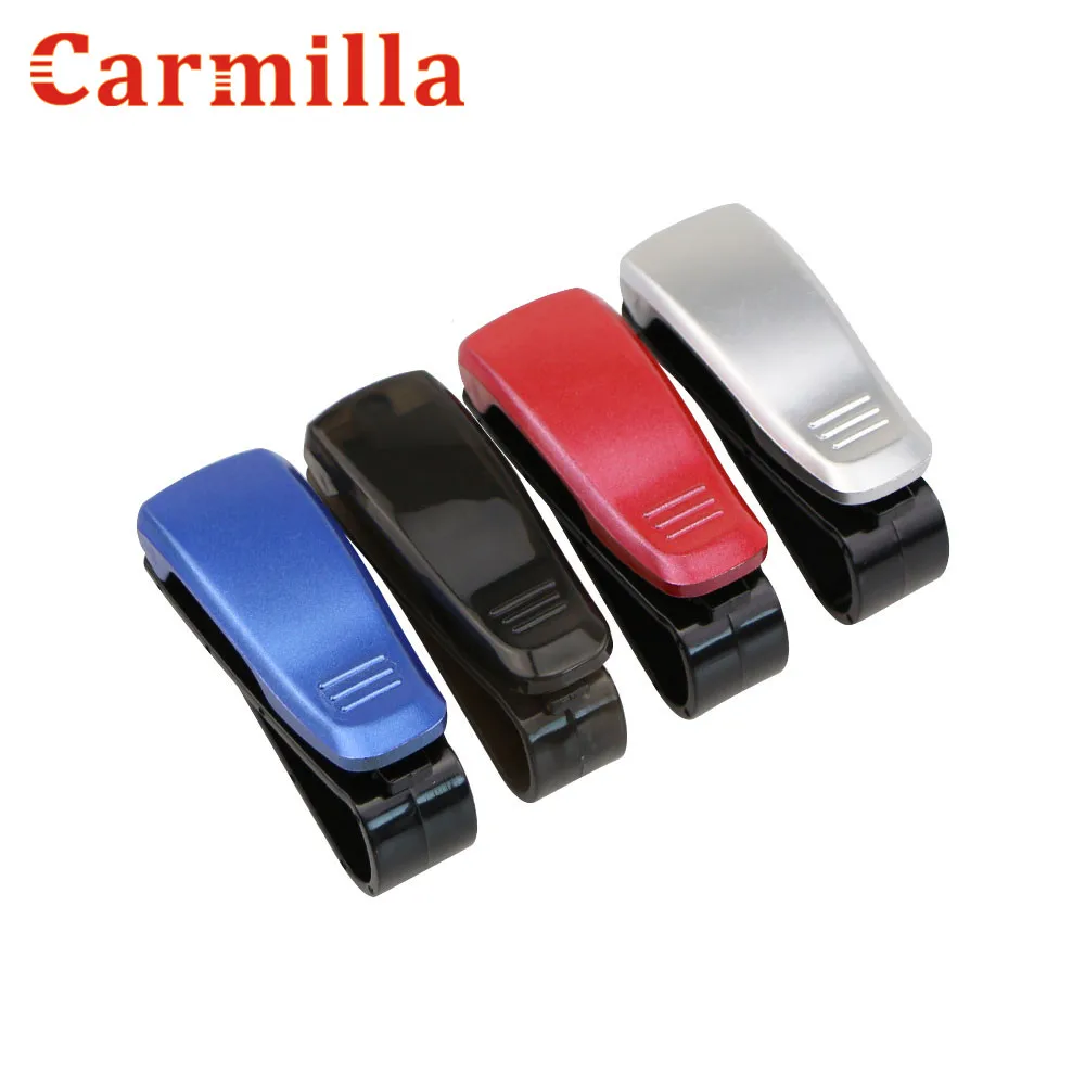 

Carmilla Car Sun Visor Glasses Sunglasses Ticket Card Clip Holder for Hyundai Tucson Ix35 Verna Solaris Ix25 for Kia Sportage K2