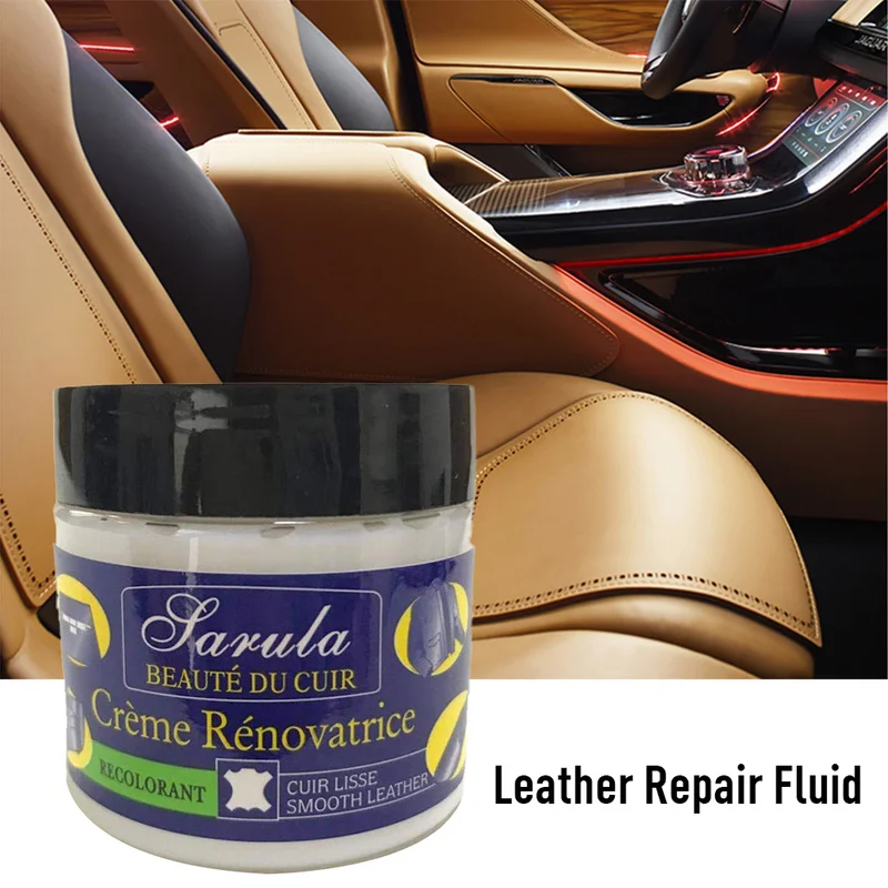 

Leather Polish Restoration Paint Care Car Seat Maintenance Hole Scratch Cracks Rips Auto Leather Vinyl Repair Paste Liquid Cream