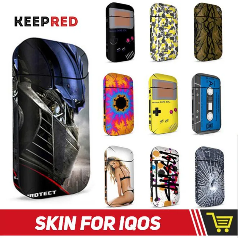 

Keepred 3M Printing PVC Material Skin For IQOS 2.4 IQOS 2.4 Plus Sticker Case Sleeve Antidust Decorative Protective Cover